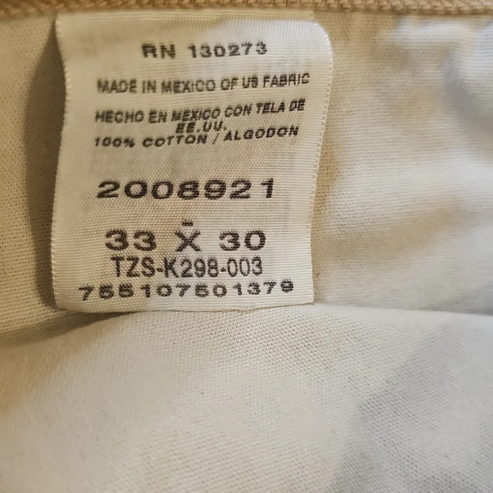 Lee Men's Regular Fit 5 Pocket Button Zip CLosure 33